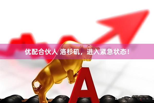 优配合伙人 洛杉矶，进入紧急状态！