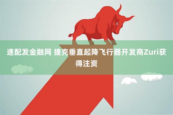 速配发金融网 捷克垂直起降飞行器开发商Zuri获得注资