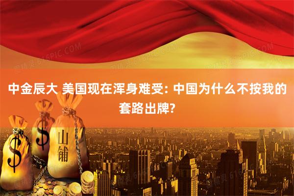 中金辰大 美国现在浑身难受: 中国为什么不按我的套路出牌?
